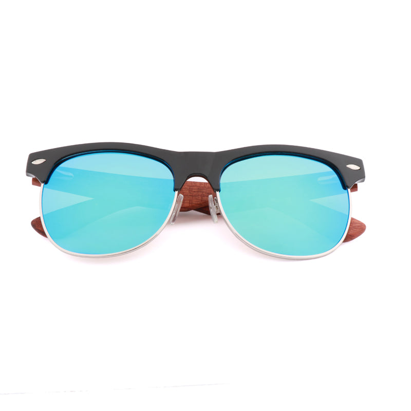 SOPEWOD Wood Sunglasses with Dark Polarized Lenses for Men and Women