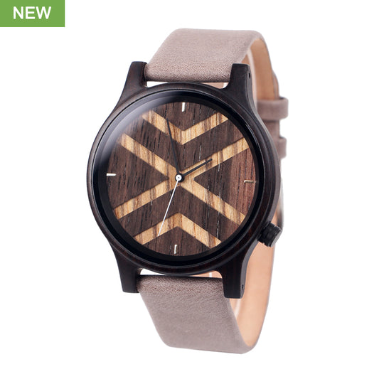 SOPEWOD custom private label sandalwood walnut teak wooden watches,ebony wood engraved watch