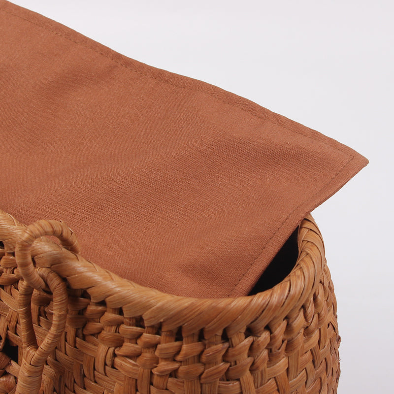 SOPEWOD Mountain Grape Wrapping Basket Wrapping Persimmon Color Dyed Japanese Style Wrapping Decoration Women's Luxury Handbag