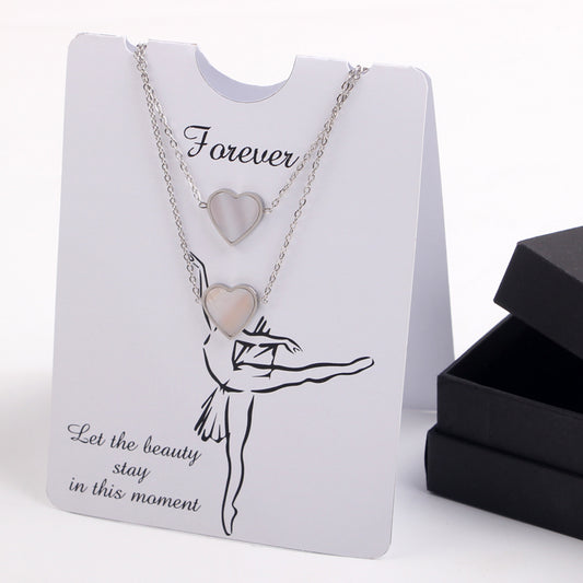 SOPEWOD Fashion Heart Shell Jewelry