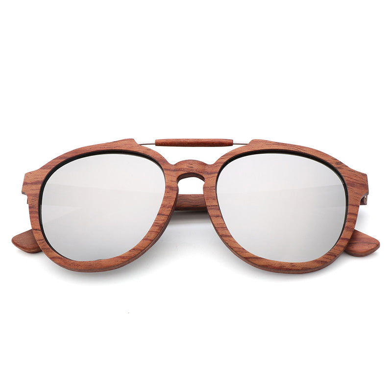SOPEWOD  Wood Sunglasses with Dark Polarized Lenses for Men and Women