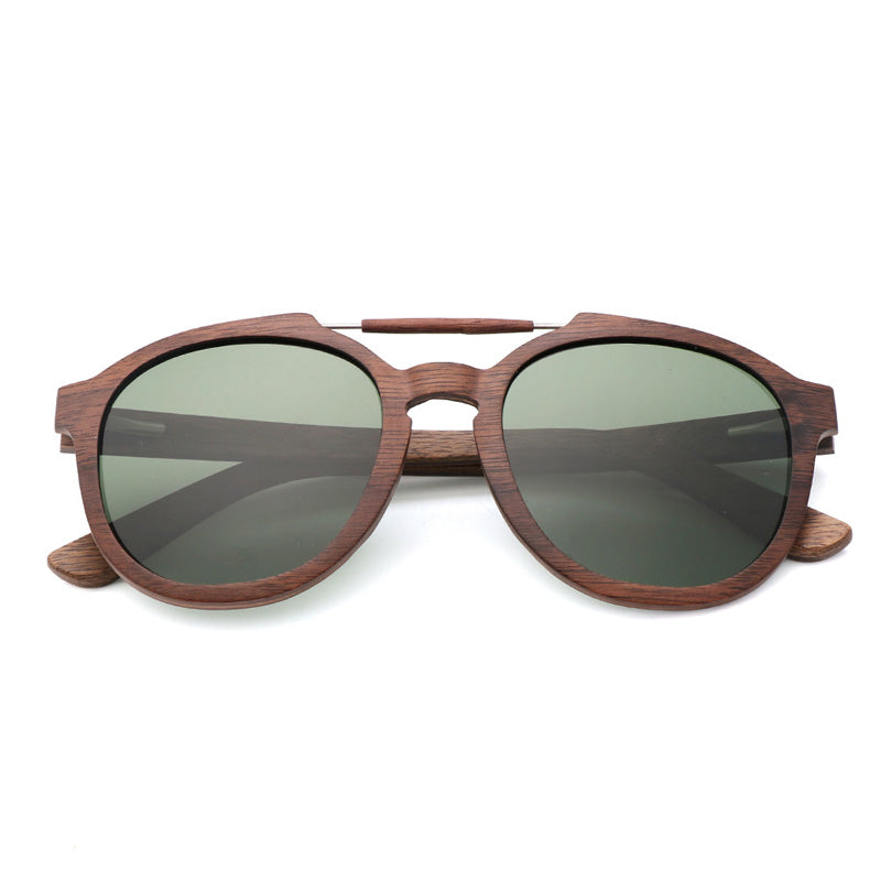 SOPEWOD  Wood Sunglasses with Dark Polarized Lenses for Men and Women