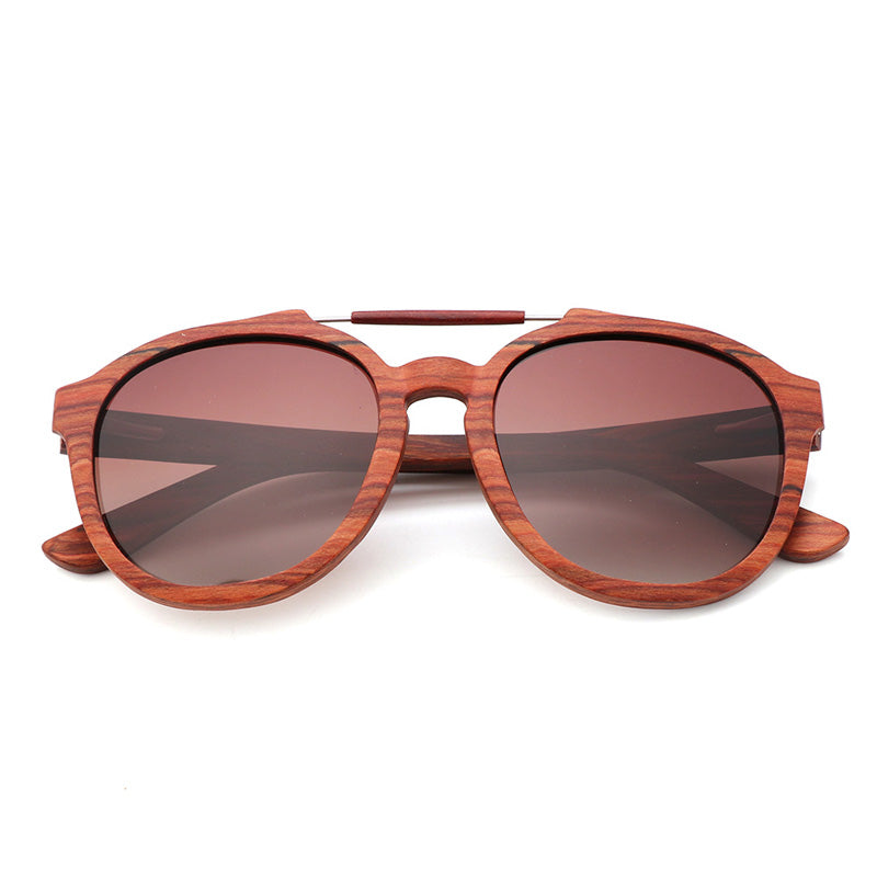 SOPEWOD  Wood Sunglasses with Dark Polarized Lenses for Men and Women