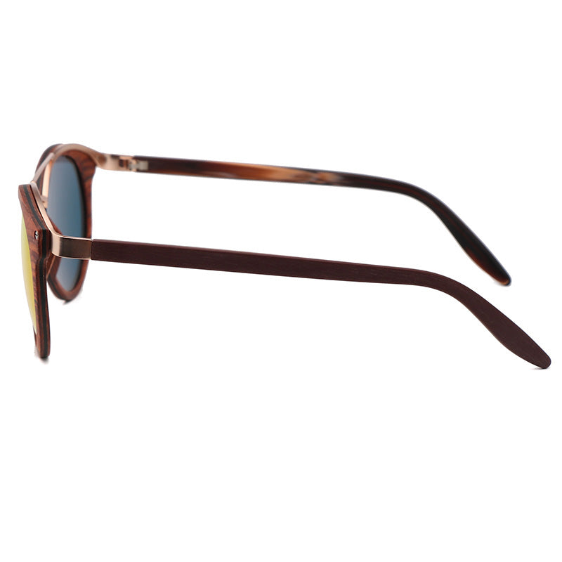 SOPEWOD  Wood Sunglasses with Dark Polarized Lenses for Men and Women