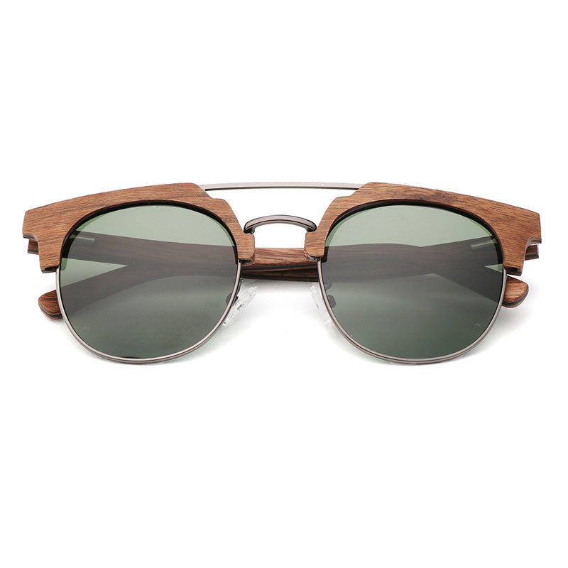 SOPEWOD  Wood Sunglasses with Dark Polarized Lenses for Men and Women