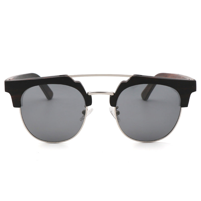 SOPEWOD  Wood Sunglasses with Dark Polarized Lenses for Men and Women