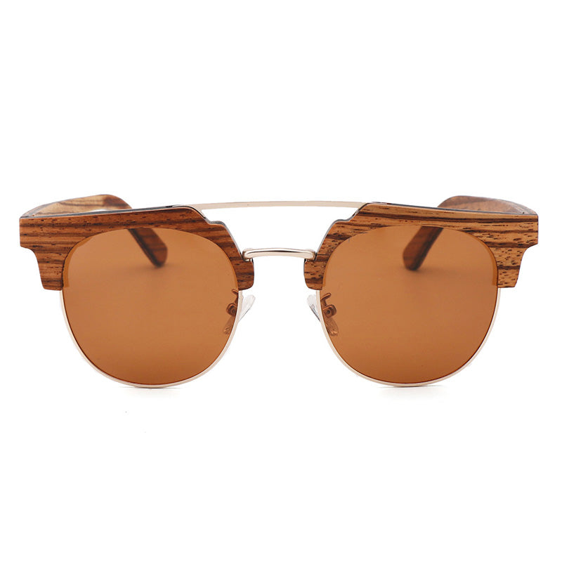 SOPEWOD  Wood Sunglasses with Dark Polarized Lenses for Men and Women