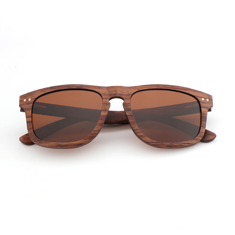 SOPEWOD  Wood Sunglasses with Dark Polarized Lenses for Men and Women