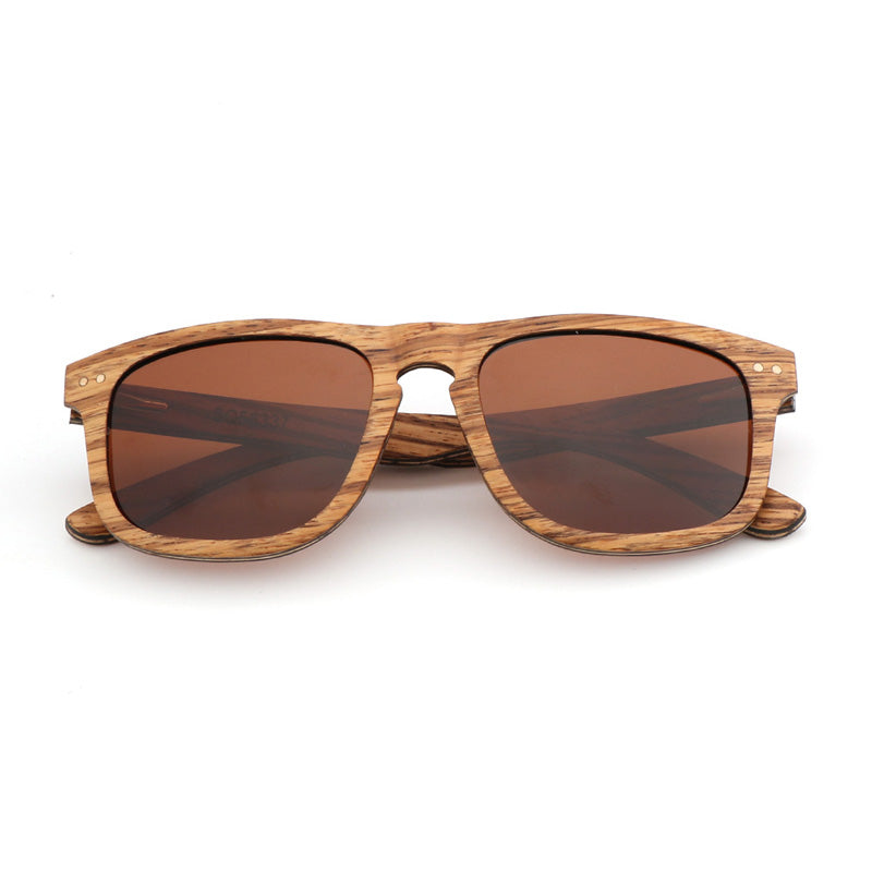 SOPEWOD  Wood Sunglasses with Dark Polarized Lenses for Men and Women