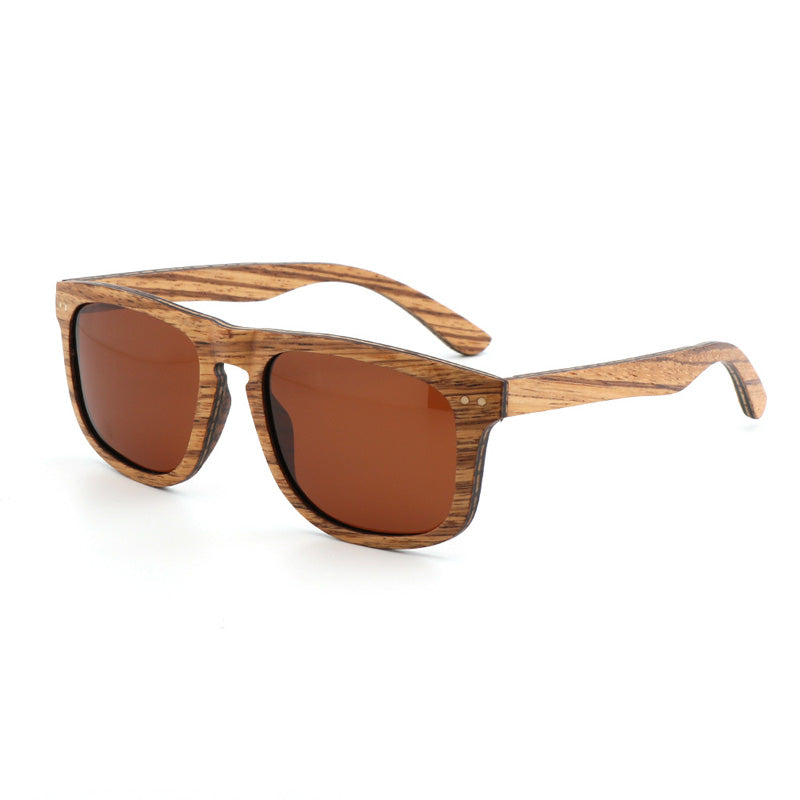 SOPEWOD  Wood Sunglasses with Dark Polarized Lenses for Men and Women