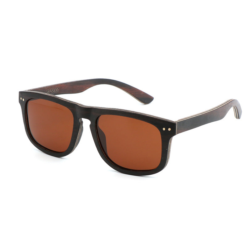 SOPEWOD  Wood Sunglasses with Dark Polarized Lenses for Men and Women
