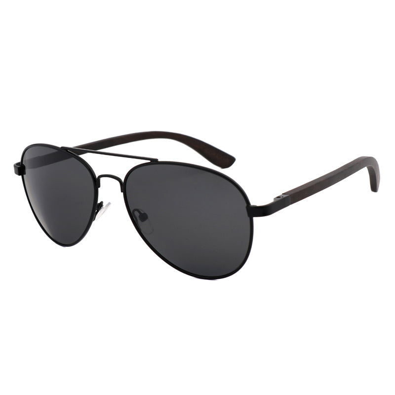 SOPEWOD  Wood Sunglasses with Dark Polarized Lenses for Men and Women