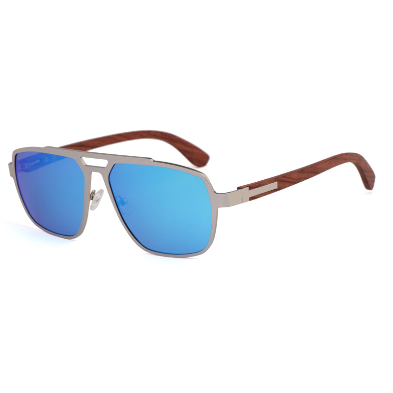 SOPEWOD  Wood Sunglasses with Dark Polarized Lenses for Men and Women