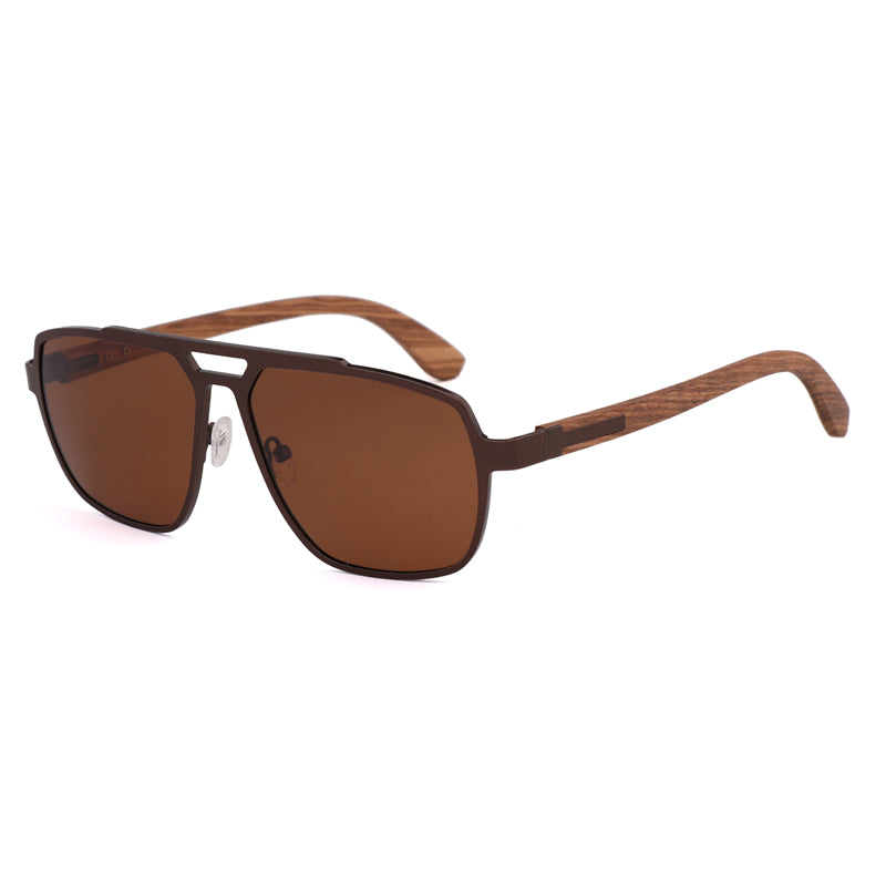 SOPEWOD  Wood Sunglasses with Dark Polarized Lenses for Men and Women