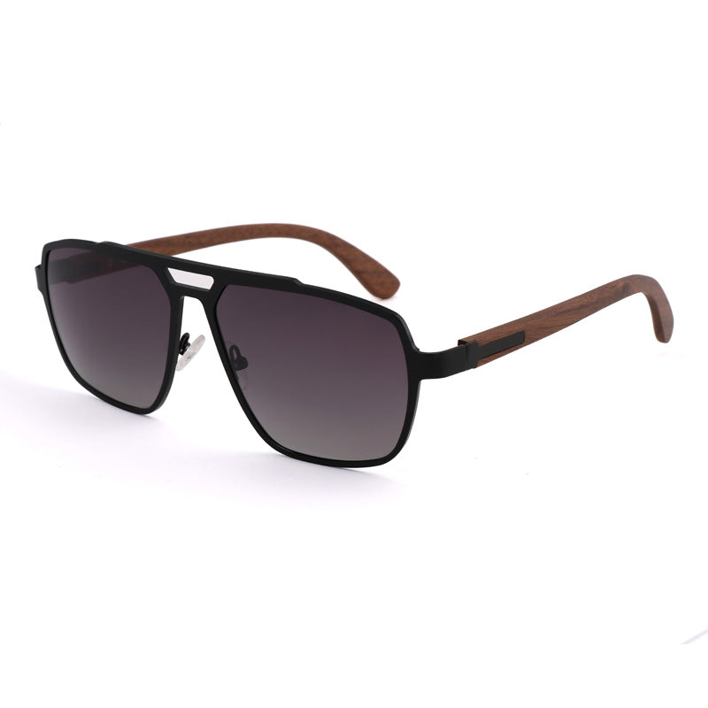 SOPEWOD  Wood Sunglasses with Dark Polarized Lenses for Men and Women