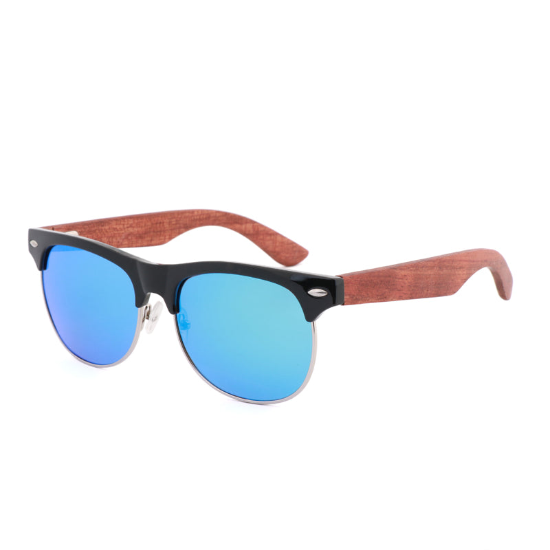 SOPEWOD  Wood Sunglasses with Dark Polarized Lenses for Men and Women