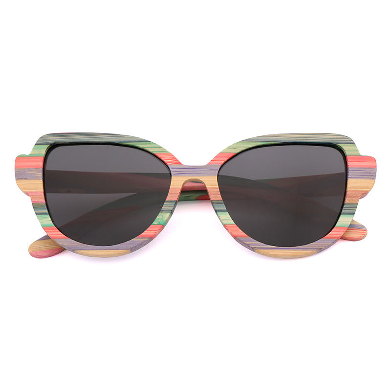 SOPEWOD  Wood Sunglasses with Dark Polarized Lenses for Men and Women