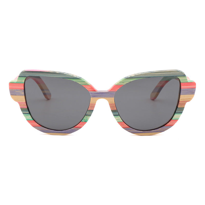 SOPEWOD  Wood Sunglasses with Dark Polarized Lenses for Men and Women