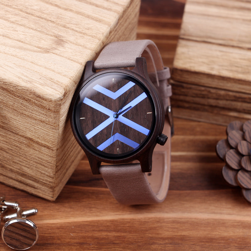 SOPEWOD custom private label sandalwood walnut teak  wooden watches,ebony wood engraved watch
