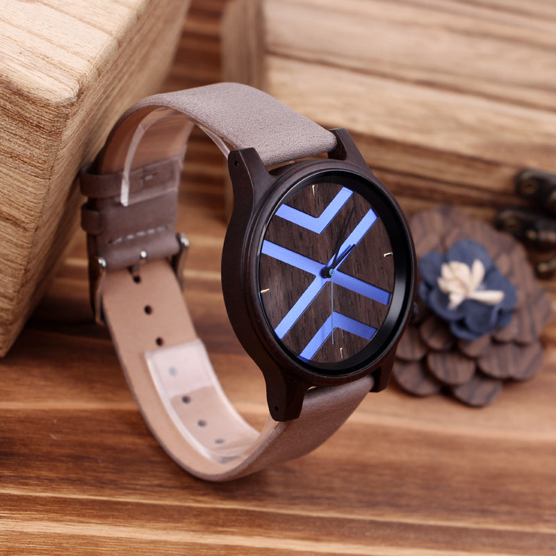 SOPEWOD custom private label sandalwood walnut teak  wooden watches,ebony wood engraved watch