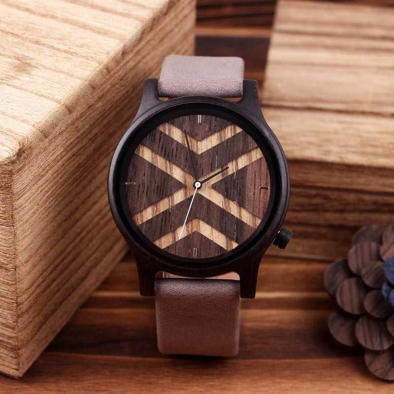 SOPEWOD custom private label sandalwood walnut teak  wooden watches,ebony wood engraved watch