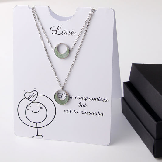 SOPEWOD Fashion Necklace for Women Gift Jewelry