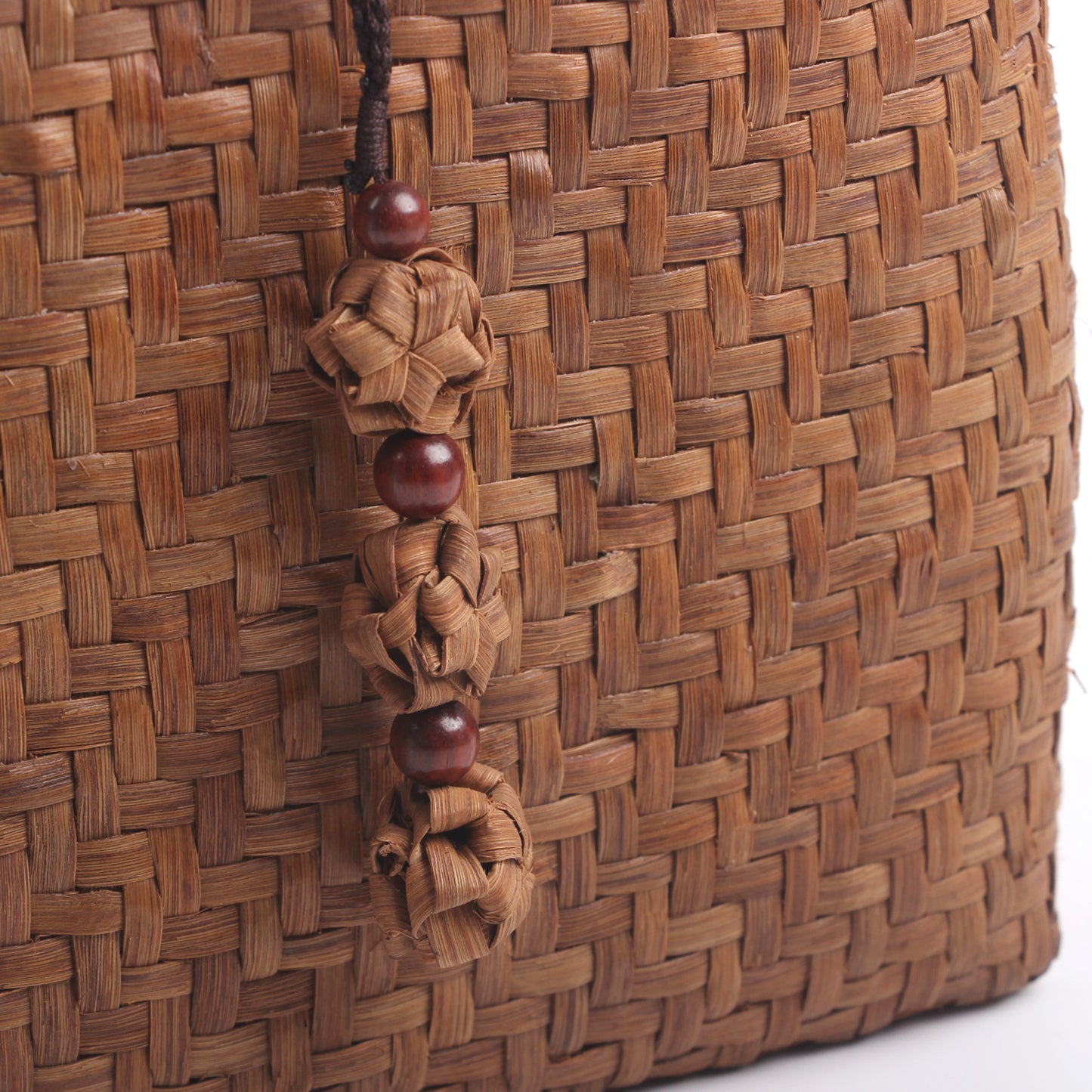 SOPEWOD Fashion Bamboo Handbag Handmade Weave Leisure bag for Womens