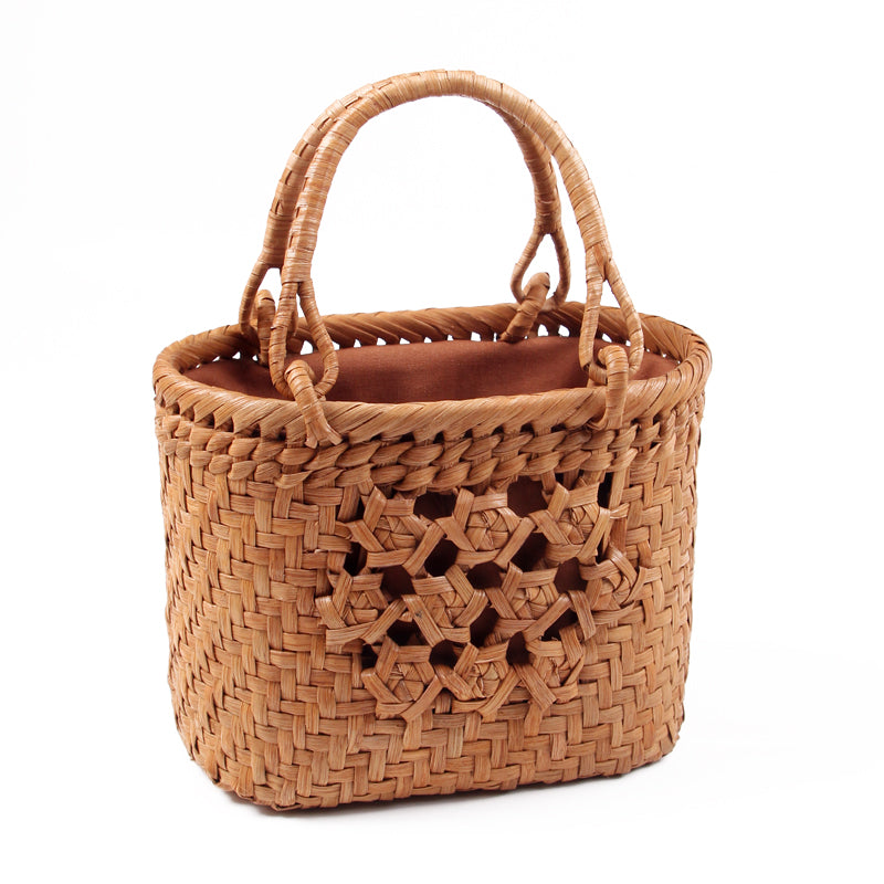 SOPEWOD trend grapevine bamboo pure small handmade woven bag for Womens