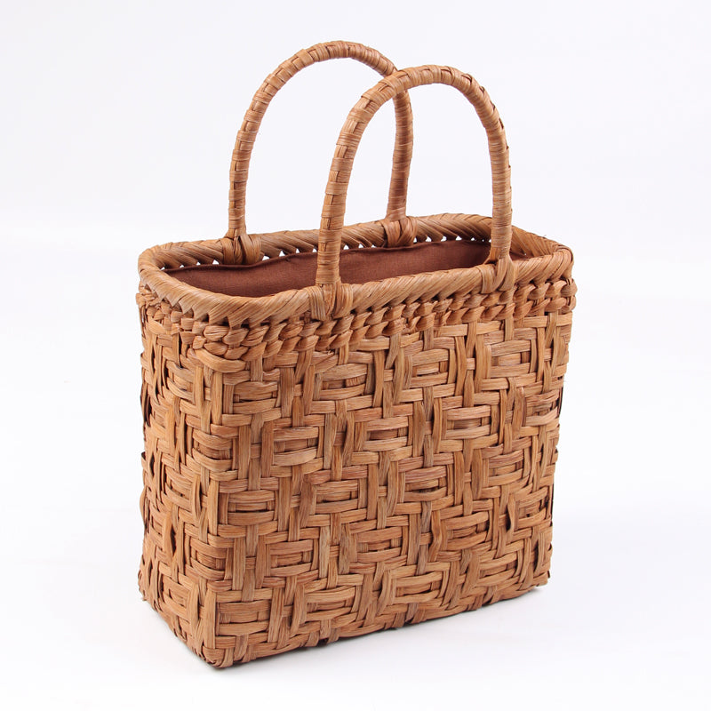 SOPEWOD trend grapevine bamboo pure small handmade woven bag for Womens