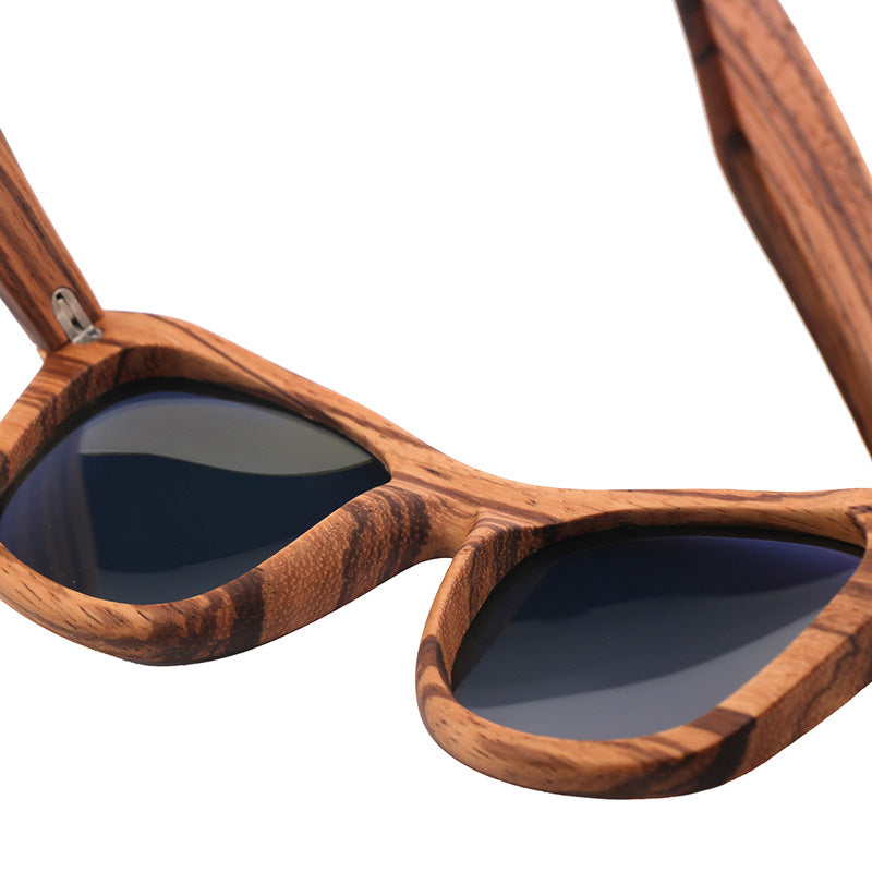 SOPEWOD Wooden Sunglasses for Men and Women – Polarized Lenses with Bamboo Wooden Frame – With Double Layer of UV Blocking Coating