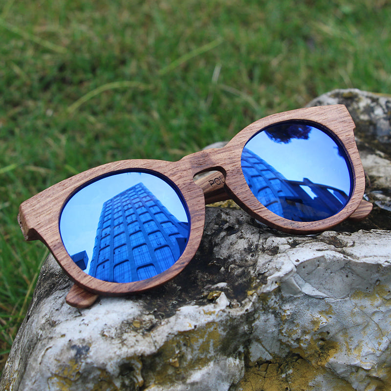 SOPEWOD Wooden Sunglasses - Polarized Lenses with Wooden Frame