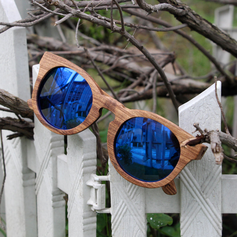 SOPEWOD Wooden Sunglasses - Polarized Lenses with Wooden Frame