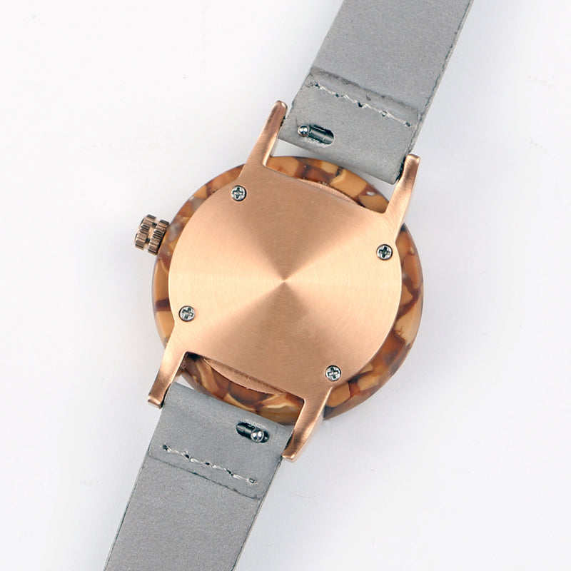 SOPEWOD fashion custom logo sandalwood walnut olive metal wooden watch, leather watches for women