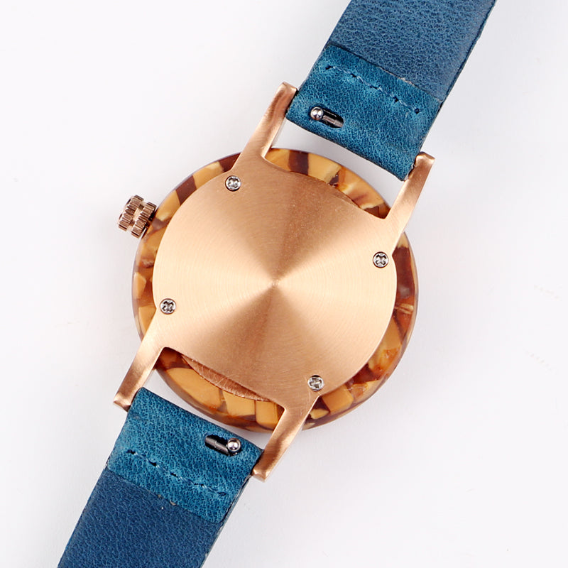 SOPEWOD new trend custom logo sandalwood walnut olive metal wooden watch, leather watches for women