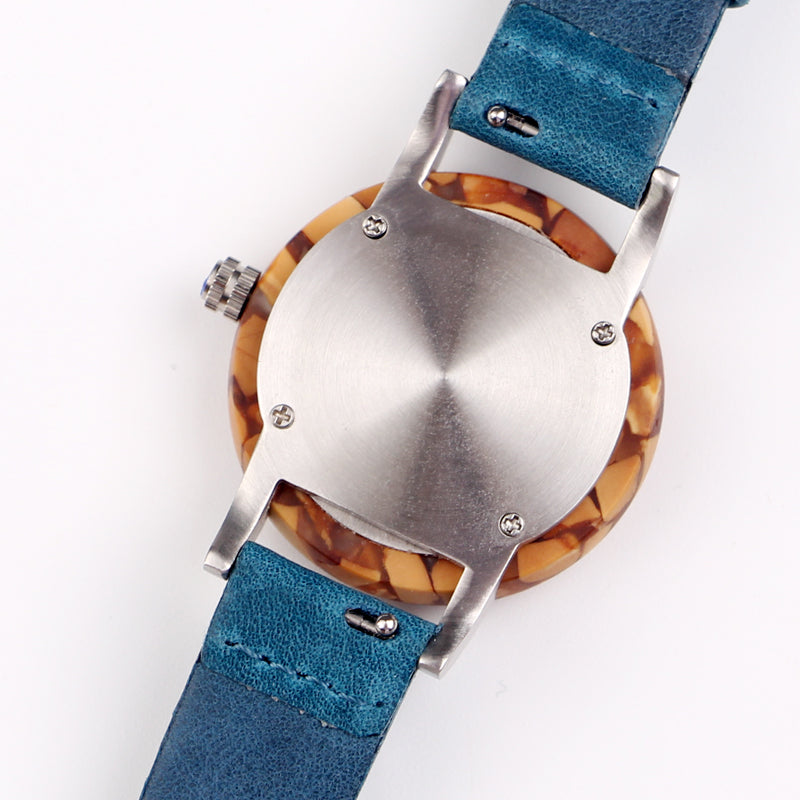 SOPEWOD fashion custom logo sandalwood walnut olive metal wooden watch, leather watches for women